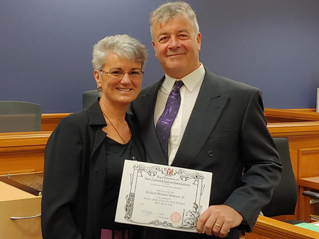 Richard Appointed Justice Of Peace And Owner Of Jeymar Soap And Body In Marlborough NZ